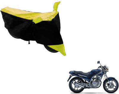 MOCKHE Two Wheeler Cover for Hyosung(Black, Yellow)