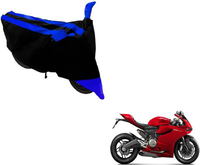 Amanzo Two Wheeler Cover for Ducati(899 Panigale, Black, Blue)