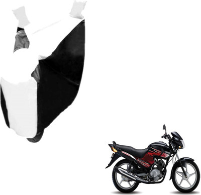 NIKS Two Wheeler Cover for Yamaha(YBR 125, Black, White)
