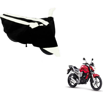 Amanzo Two Wheeler Cover for Yamaha(FZ, Black, White)