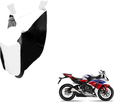 Auto Hub Two Wheeler Cover for Honda(CBR 1000RR, Black, White)