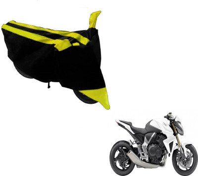 MOCKHE Two Wheeler Cover for Honda(CB 1000R, Black, Yellow)