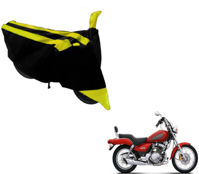 Amanzo Two Wheeler Cover for Yamaha(Enticer, Black, Yellow)