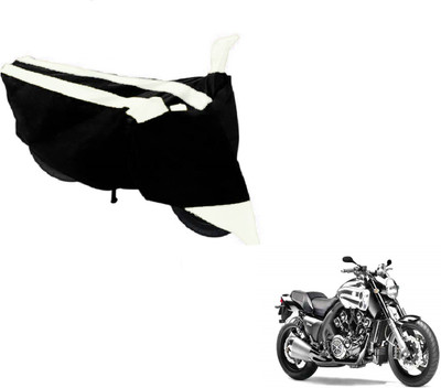 Flipkart SmartBuy Two Wheeler Cover for Yamaha(VMAX, Black, White)