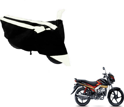 Amanzo Two Wheeler Cover for Mahindra(Centuro, Black, White)