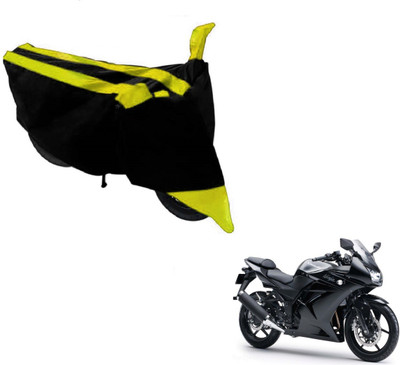 Flipkart SmartBuy Two Wheeler Cover for Kawasaki(Ninja 250, Black, Yellow)