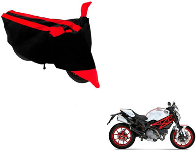 MOCKHE Two Wheeler Cover for Ducati(Monster 796 S2R, Black, Red)