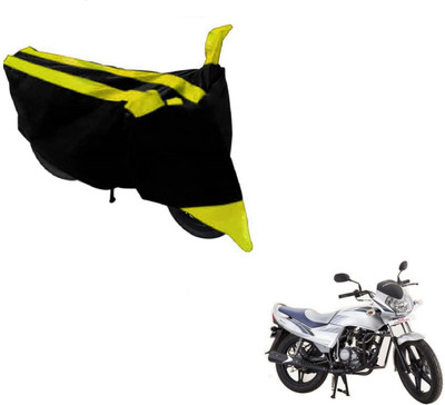 Flipkart SmartBuy Two Wheeler Cover for LML(Freedom, Black, Yellow)