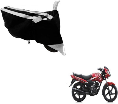 Flipkart SmartBuy Two Wheeler Cover for TVS(Sport, Black, Silver)