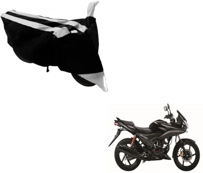 Flipkart SmartBuy Two Wheeler Cover for Honda(CBF Stunner, Black, Silver)
