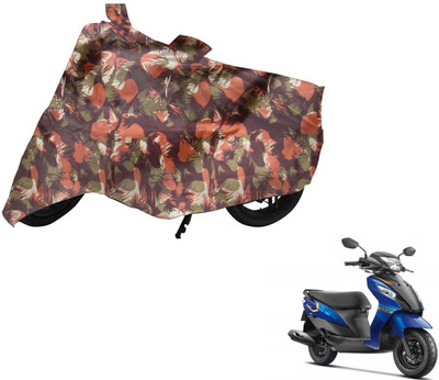Auto Hub Two Wheeler Cover for Suzuki(Let's, Multicolor)