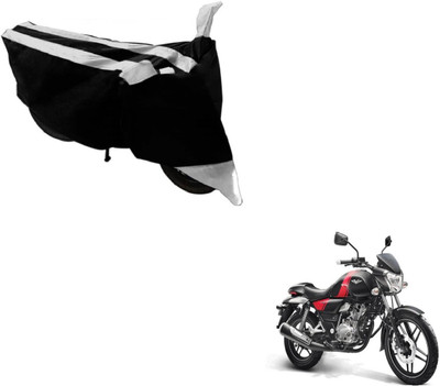 Flipkart SmartBuy Two Wheeler Cover for Bajaj(V 150, Black, Silver)