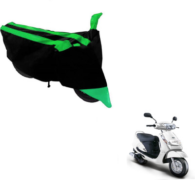 Flipkart SmartBuy Two Wheeler Cover for Mahindra(Duro DZ, Black, Green)