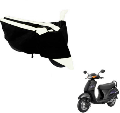Flipkart SmartBuy Two Wheeler Cover for Honda(Activa, Black, White)