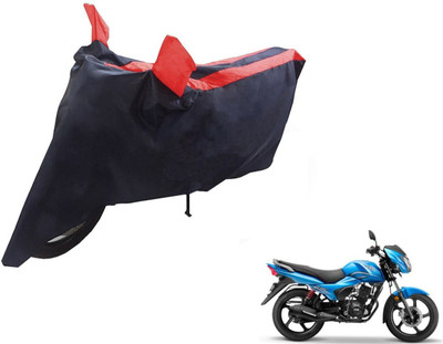 Auto Hub Two Wheeler Cover for TVS(Victor New, Black, Red)