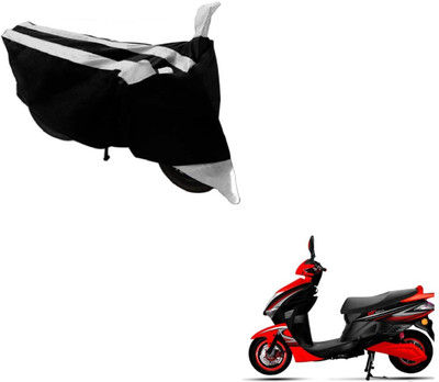NIKS Two Wheeler Cover for Kinetic(Nova, Black, Silver)