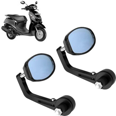 DvineAutoFashionZ Manual Rear View Mirror, Dual Mirror, Driver Side For Yamaha Fusion(Left, Right)