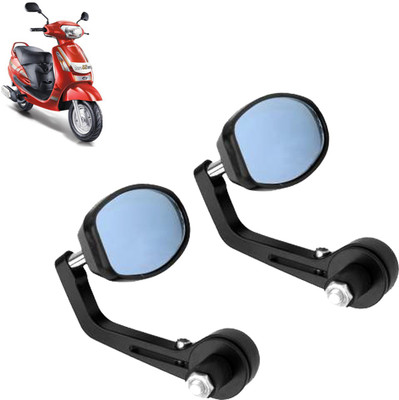 DvineAutoFashionZ Manual Rear View Mirror, Dual Mirror, Driver Side For Mahindra Universal For Bike(Left, Right)