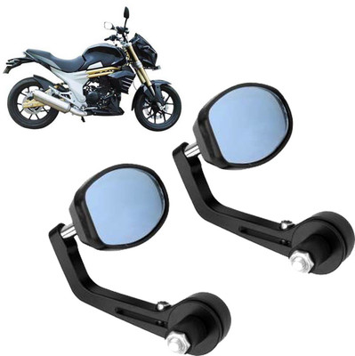 DvineAutoFashionZ Manual Rear View Mirror, Dual Mirror, Driver Side For Mahindra Mojo(Left, Right)