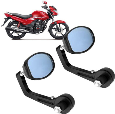 DvineAutoFashionZ Manual Rear View Mirror, Dual Mirror, Driver Side For Hero Achiever(Left, Right)