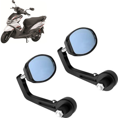 DvineAutoFashionZ Manual Rear View Mirror, Dual Mirror, Driver Side For Yamaha Ray Z(Left, Right)