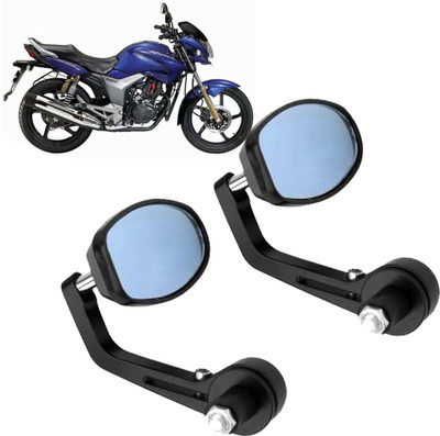 DvineAutoFashionZ Manual Rear View Mirror, Dual Mirror, Driver Side For Hero Universal For Bike(Left, Right)