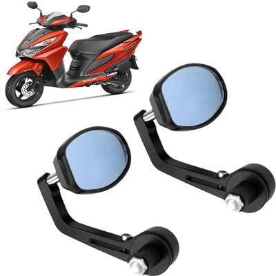 DvineAutoFashionZ Manual Rear View Mirror, Dual Mirror, Driver Side For Honda Universal For Bike(Left, Right)