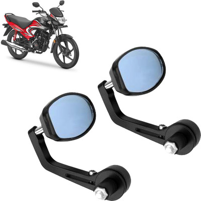 DvineAutoFashionZ Manual Rear View Mirror, Dual Mirror, Driver Side For Honda Dream Yuga(Left, Right)