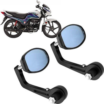 DvineAutoFashionZ Manual Rear View Mirror, Dual Mirror, Driver Side For Hero Splendor NXG(Left, Right)