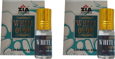 ZIA White Oudh 3ml Roll-On Combo Herbal Attar(Oud (agarwood))