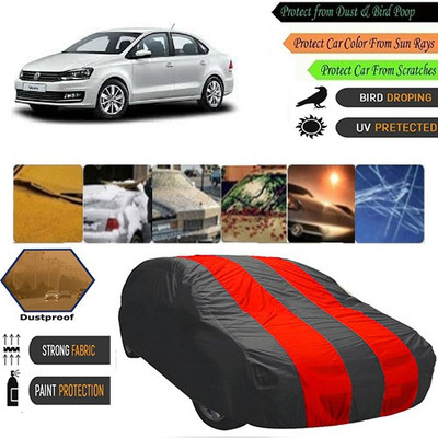 AutoGreat Car Cover For Volkswagen Vento (Without Mirror Pockets)(Multicolor)