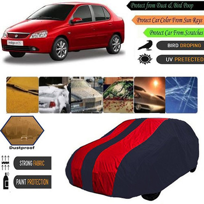 AutoGreat Car Cover For Tata Indigo CS (Without Mirror Pockets)(Blue, Maroon)