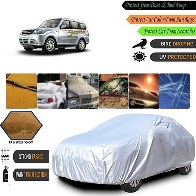 AutoGreat Car Cover For Tata Sumo Grande MK II (Without Mirror Pockets)(Silver)