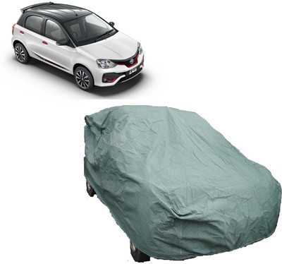 COVERPLANET Car Cover For Toyota Etios Liva (Without Mirror Pockets)(Green)