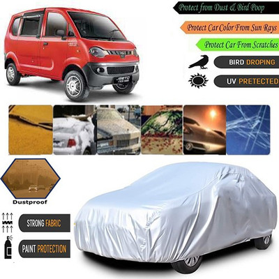 AutoGreat Car Cover For Mahindra Jeeto (Without Mirror Pockets)(Silver)