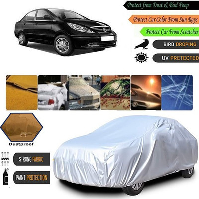 AutoGreat Car Cover For Tata Manza (Without Mirror Pockets)(Silver)