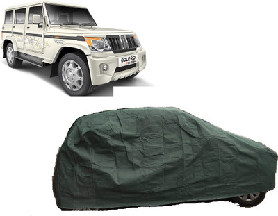 COVERPLANET Car Cover For Mahindra Bolero (Without Mirror Pockets)(Green)
