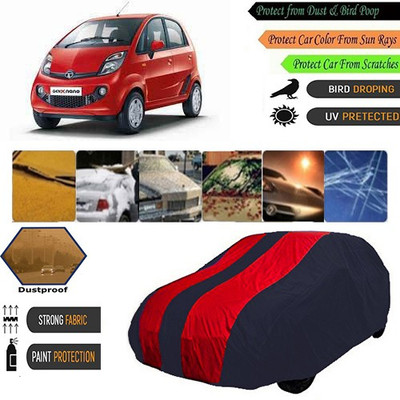 AutoGreat Car Cover For Tata Nano Genx (Without Mirror Pockets)(Blue, Maroon)
