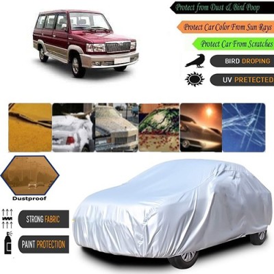 AutoGreat Car Cover For Toyota Qualis (Without Mirror Pockets)(Silver)