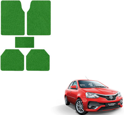 AuTO ADDiCT PVC Standard Mat For  Toyota Etios(Green)