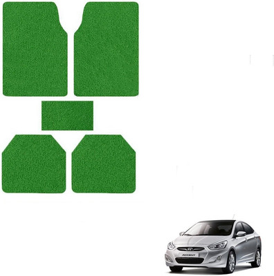 AuTO ADDiCT PVC Standard Mat For  Hyundai Accent(Green)
