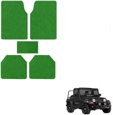 AuTO ADDiCT PVC Standard Mat For  Mahindra Thar(Green)