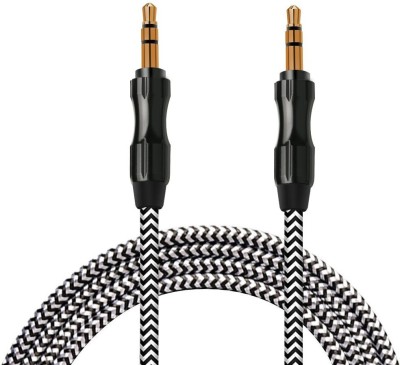 Wifton AUX Cable 3.1 A 1.5 m IXV
-241-3.5mm Male to Male(1.5 Meter/5Feet) Contrast Color Woven Shoe Lace Type AUX / Auxiliary Cable(Compatible with *Apple iPhone iPad, Android System Devices, Black, White, One Cable)