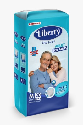 Liberty Eco Adult Diaper Pants, Medium 20's Pack (61-115 Cms | 24-45Inches) Adult Diapers - M  (20 Pieces)