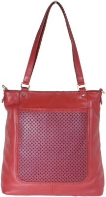 Leatherman Fashion Women Red Satchel