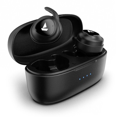 boAt Airdopes 411v2 Earbuds with Voice Assistant and In-Built Mic Bluetooth Headset with Mic(Black, In the Ear)