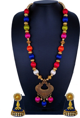 Akshara Dori Multicolor Jewellery Set(Pack of 1)