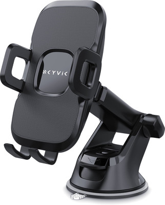 SKYVIK Car Mobile Holder for Windshield, Dashboard(Black)