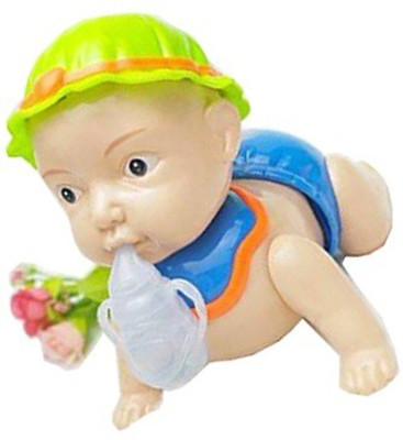 Just97 Best The Best Runing and Weeping Naughty Baby Crawling Toy A8 for little babies.(Multicolor)