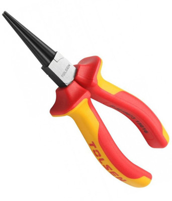 TOLSEN V38166 Insulated Round Nose Plier| Needle Nose Plier(Length : 6 inch)